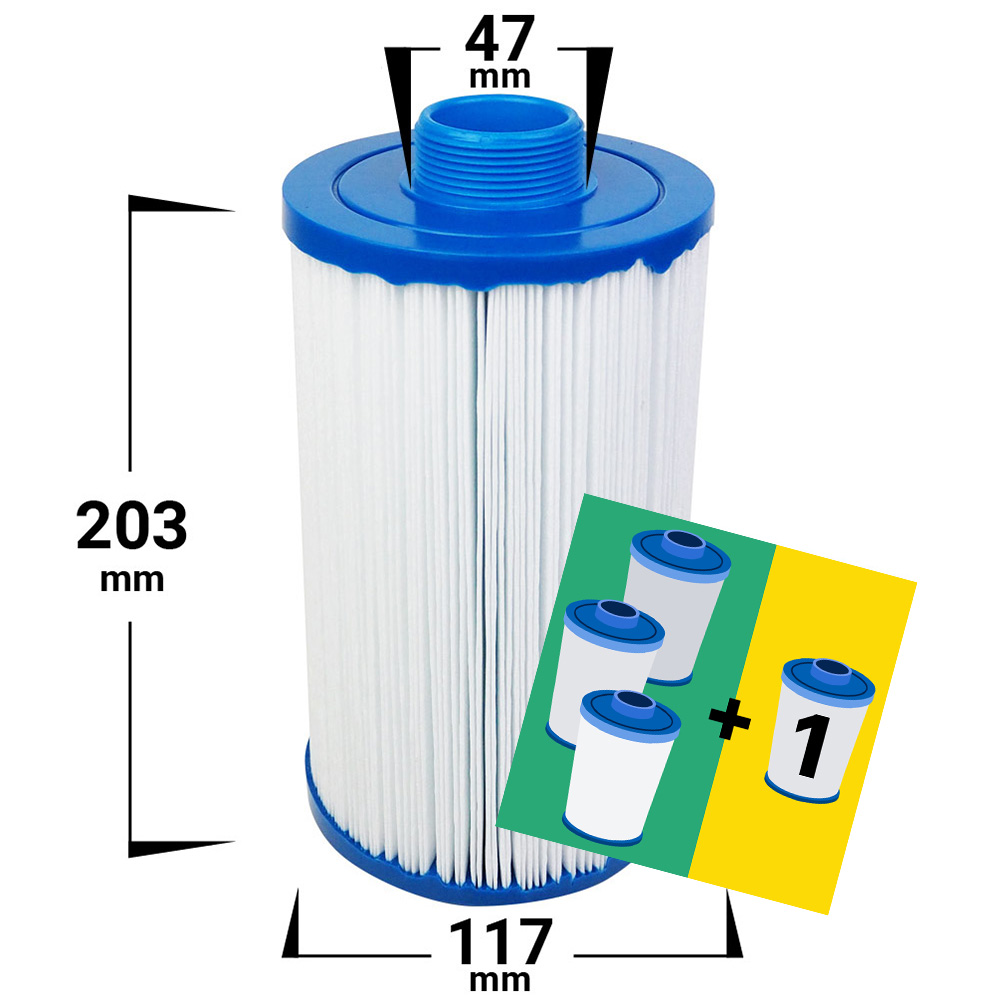 4-pack Spa filter for Dream Maker | Folkpool | Intrigue | Swebad | Vita | Wellis