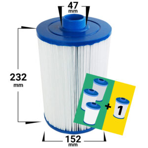 4-pack Spa filter for Pentland | Aber | Costco | Crystal Waters Spas | Hydro Spa | La Spas | Sundance Spas