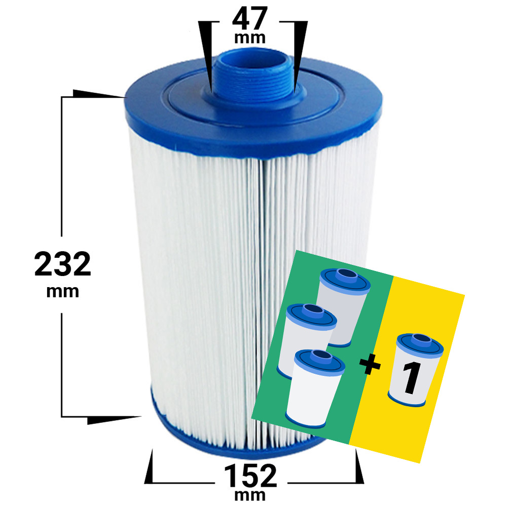 4-pack Spa filter for Pentland | Aber | Costco | Crystal Waters Spas | Hydro Spa | La Spas | Sundance Spas