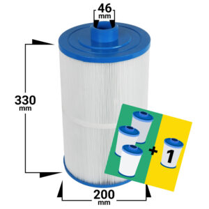 4-pack Spa filter Azzagon | K-Rauta | Coleman | Maax | California Cooperage