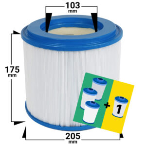 4-Pack Spa filter. PMA45 Master Spa