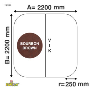 Whirlpool-Abdeckung | 220x220 r25 | Braune | 1121122