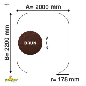 Whirlpool-Abdeckung | 200x220 r17 | Braune | 112279