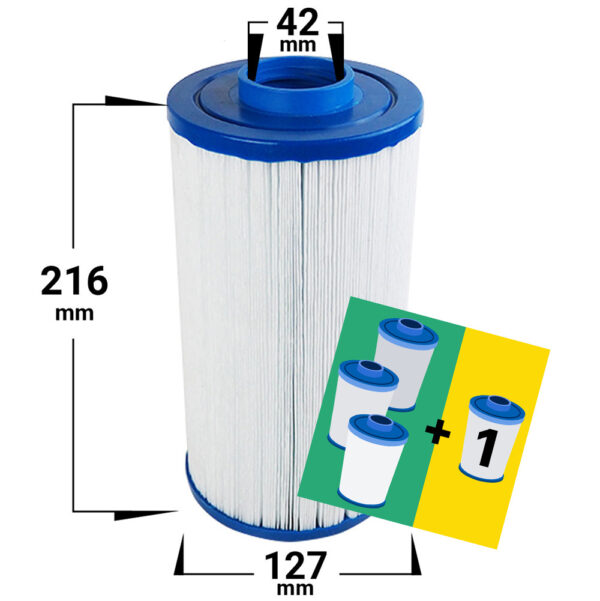 Whirlpool Filter 4er-Pack