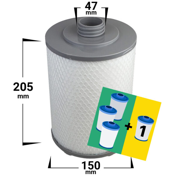 Reinigungsfreies Filter 4er-Pack
