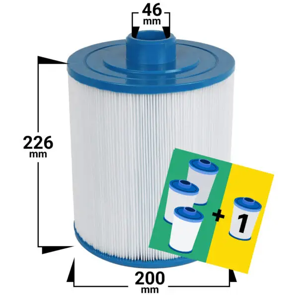 Whirlpool Filter 4er-Pack
