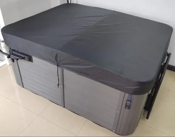 Quadratische 240cm*240cm Spa Abdeckung Kappe Wasserdichte (331344) - Seitenansicht