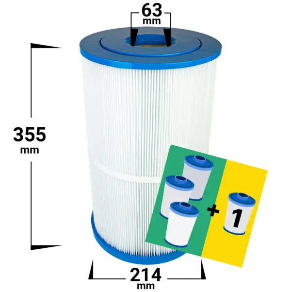 Whirlpool Filter 4er-Pack